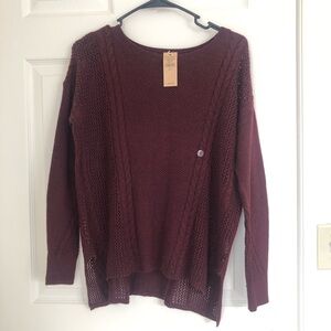 Burgundy Open Air Summer Sweater by American Eagle